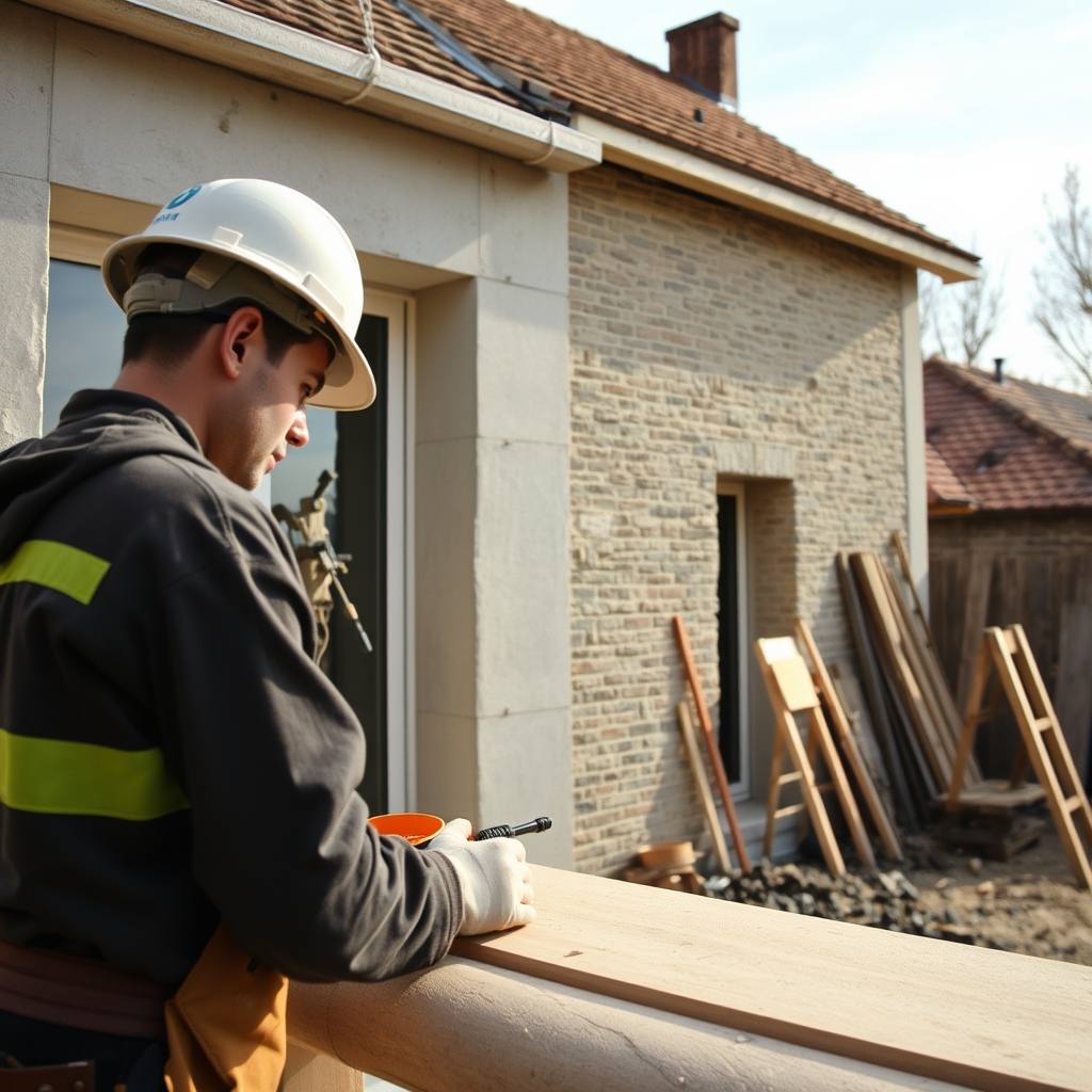 Construction de maison (illustration)